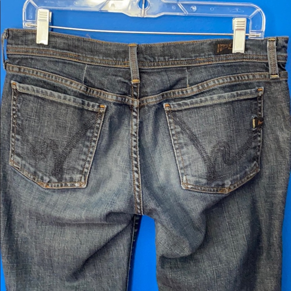 CITIZENS OF HUMANITY Ava Low Rise Strt Leg Jeans Orig Sz 31, altered smaller - Picture 4 of 15